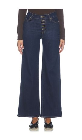 FRAME FRAME Le Slim Palazzo Exposed Button Jeans