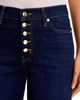 Frame Frame Le Slim Palazzo High Rise Exposed Button Jeans in Fairway - 5