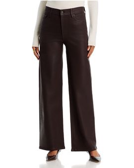 Frame Frame Le Slim Palazzo Jeans in Truffle Coated