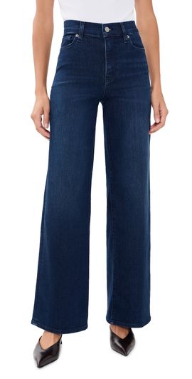 FRAME FRAME Le Slim Palazzo Jeans Ultraviolet