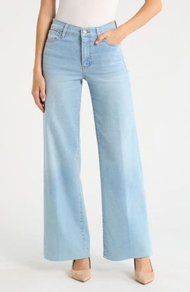 FRAME FRAME Le Slim Raw Hem Palazzo Jeans