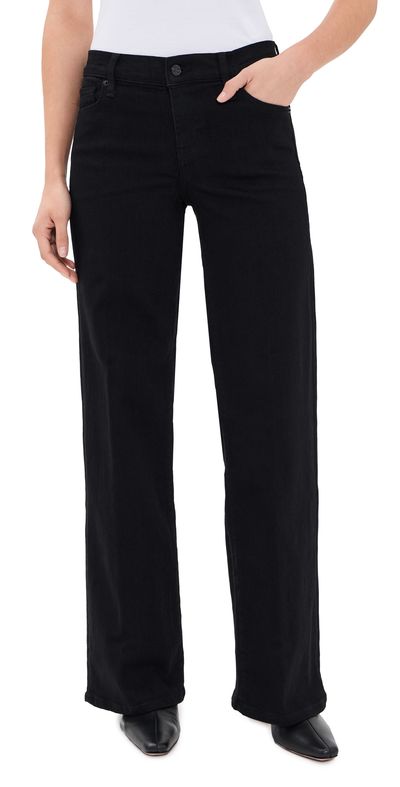 FRAME FRAME Low Rise Le Slim Palazzo Jeans Black