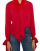 FRAME FRAME Nouvelle Polka Dot Silk Top - 1