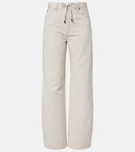Frame Frame Off Duty Drawstring wide-leg jeans