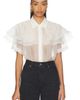 FRAME FRAME Organza Cape Top - 1