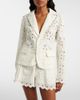 Frame Frame Paisley broderie anglaise cotton blazer - 2