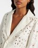 Frame Frame Paisley broderie anglaise cotton blazer - 3