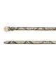 Frame Frame Petite Square Buckle Snake Embossed Leather Belt - 2