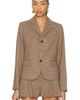 FRAME FRAME Plaid Riding Blazer - 1