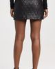 FRAME FRAME Quilted Leather Skirt Black S - 3