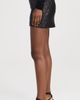 FRAME FRAME Quilted Leather Skirt Black S - 4