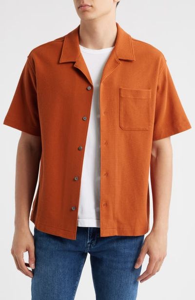FRAME FRAME Relaxed Jacquard Camp Shirt