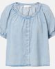 Frame Frame Resort gathered cotton-blend shirt - 1