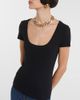 Frame Frame Rib Baby Tee jersey top - 5
