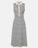 Frame Frame Sea Breeze striped cotton polo dress - 1