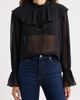 FRAME FRAME Soire Silk Ruffled Top - 1