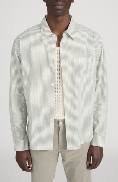 FRAME FRAME Stripe Button-Up Shirt