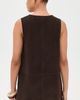 FRAME FRAME Suede Safari Tent Dress Dark Brown - 3