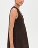 FRAME FRAME Suede Safari Tent Dress Dark Brown - 4