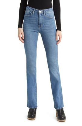 FRAME FRAME Super High Waist Mini Bootcut Jeans