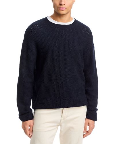 Frame Frame Textured Wool Crewneck Sweater