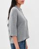 FRAME FRAME The Academy Polo Cashmere Pullover Graphite Grey - 4
