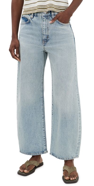 FRAME FRAME The Bow Crop Jeans Coastal