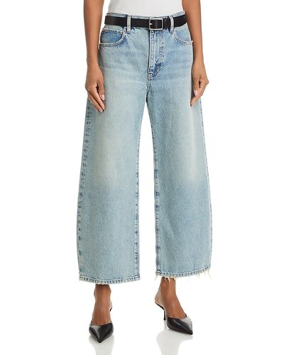 Frame Frame The Bow High Rise Crop Jeans in Coastal