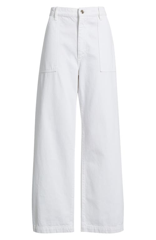 FRAME FRAME The Bow High Waist Wide Leg Utility Jeans