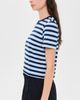 FRAME FRAME The Boxy Tee Chambray Stripe - 4