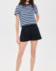 FRAME FRAME The Boxy Tee Chambray Stripe - 5