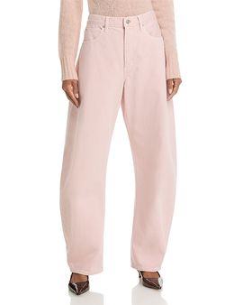 Frame Frame The Bubble High Rise Barrel Jeans in Taffy