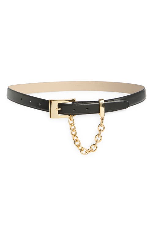 FRAME FRAME The Chain Detail Leather Belt