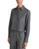 Frame Frame The Charles Wool Blend Cropped Shirt - 3
