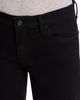 Frame Frame The Cigarette Low Rise Jeans in Black - 5