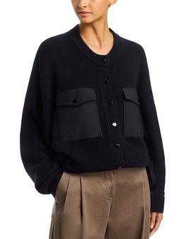Frame Frame The Contrast Cashmere Cardigan Sweater