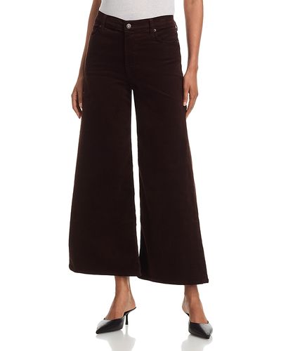 Frame Frame The Corduroy High Rise Swing Jeans in Espresso