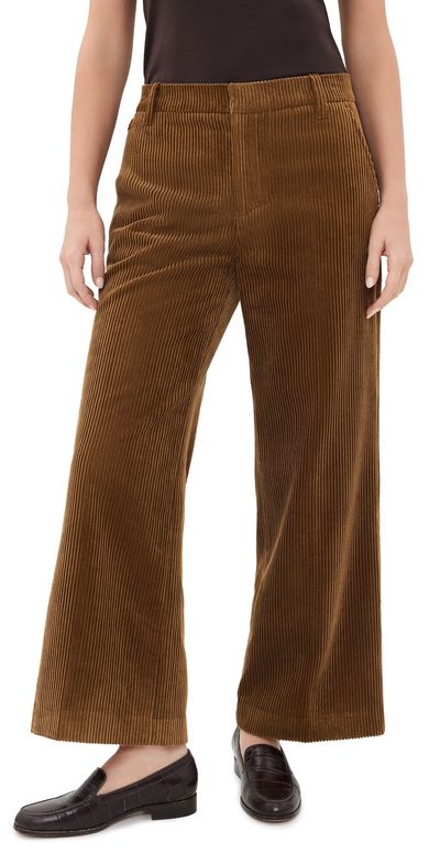 FRAME FRAME The Corduroy Swing Trousers Hazelnut