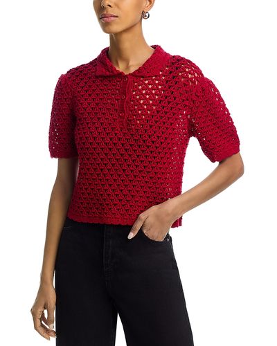 Frame Frame The Crochet Polo Sweater
