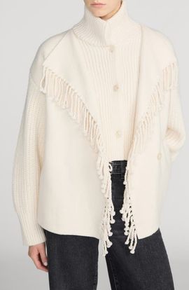FRAME FRAME The Cropped Jacquard Coat