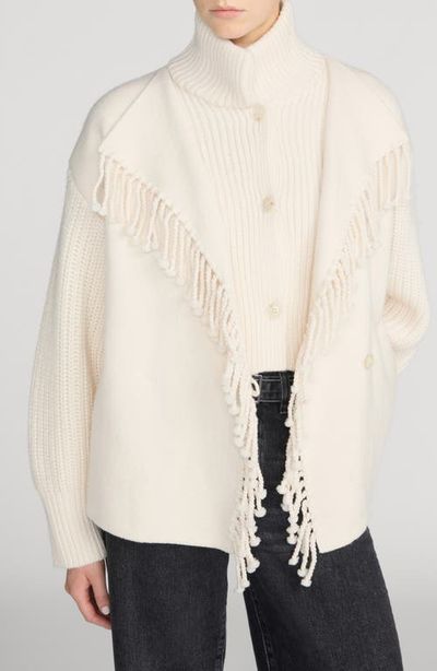 FRAME FRAME The Cropped Jacquard Coat