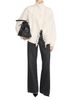Frame Frame The Cropped Wool Fringed Coat - 2