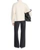 Frame Frame The Cropped Wool Fringed Coat - 3
