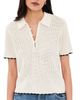 FRAME FRAME The Daybreak Polo Top Cream Multi - 1