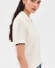 FRAME FRAME The Daybreak Polo Top Cream Multi - 4