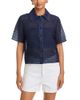 Frame Frame The Denim Lattice Cotton Shirt - 1