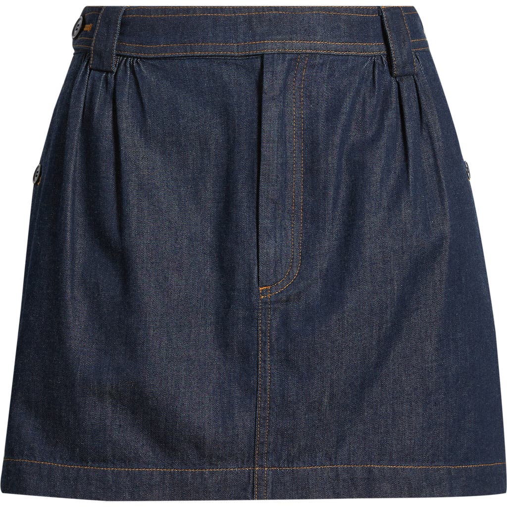 FRAME FRAME The Denim Utility Miniskirt