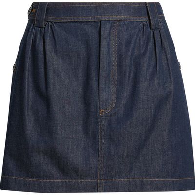 FRAME FRAME The Denim Utility Miniskirt