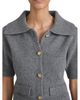 Frame Frame The Doll Wool Collared Cardigan - 4