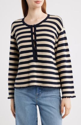 FRAME FRAME The Easy Captain Stripe Sweater